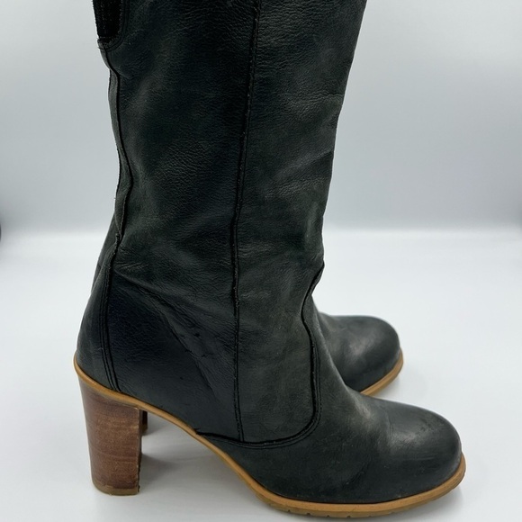 LEVI’S Leather Knee High Heeled Boots - Picture 13 of 17